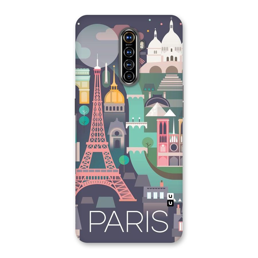 Pink Cute Tower Back Case for Realme X2 Pro