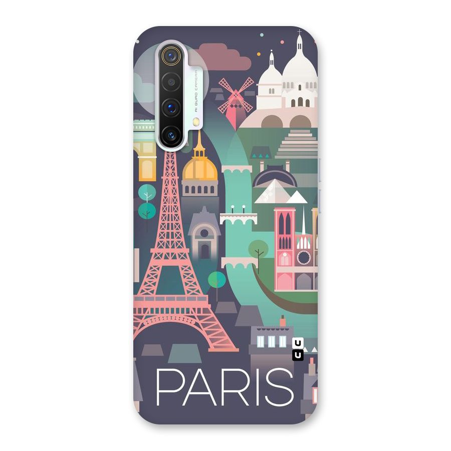 Pink Cute Tower Back Case for Realme X3