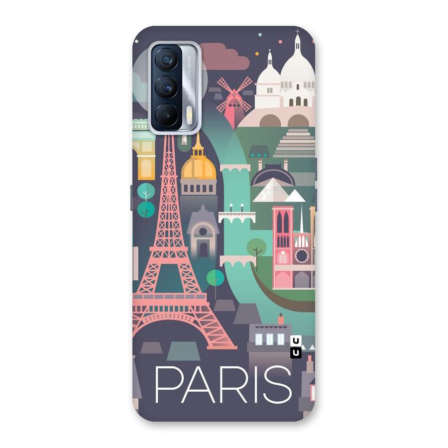 Pink Cute Tower Back Case for Realme X7