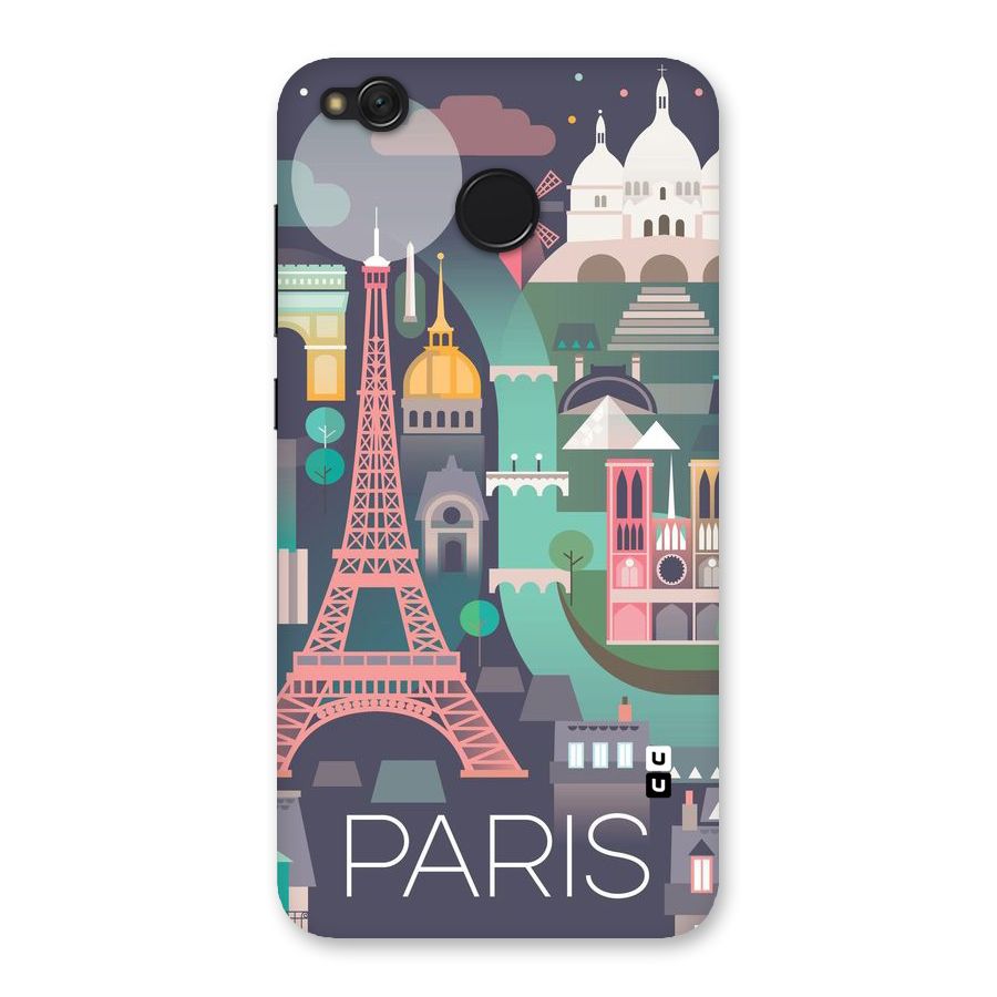 Pink Cute Tower Back Case for Redmi 4
