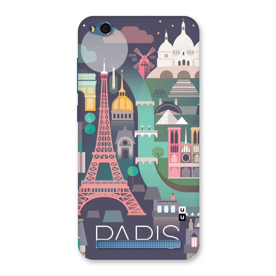 Pink Cute Tower Back Case for Redmi 5A