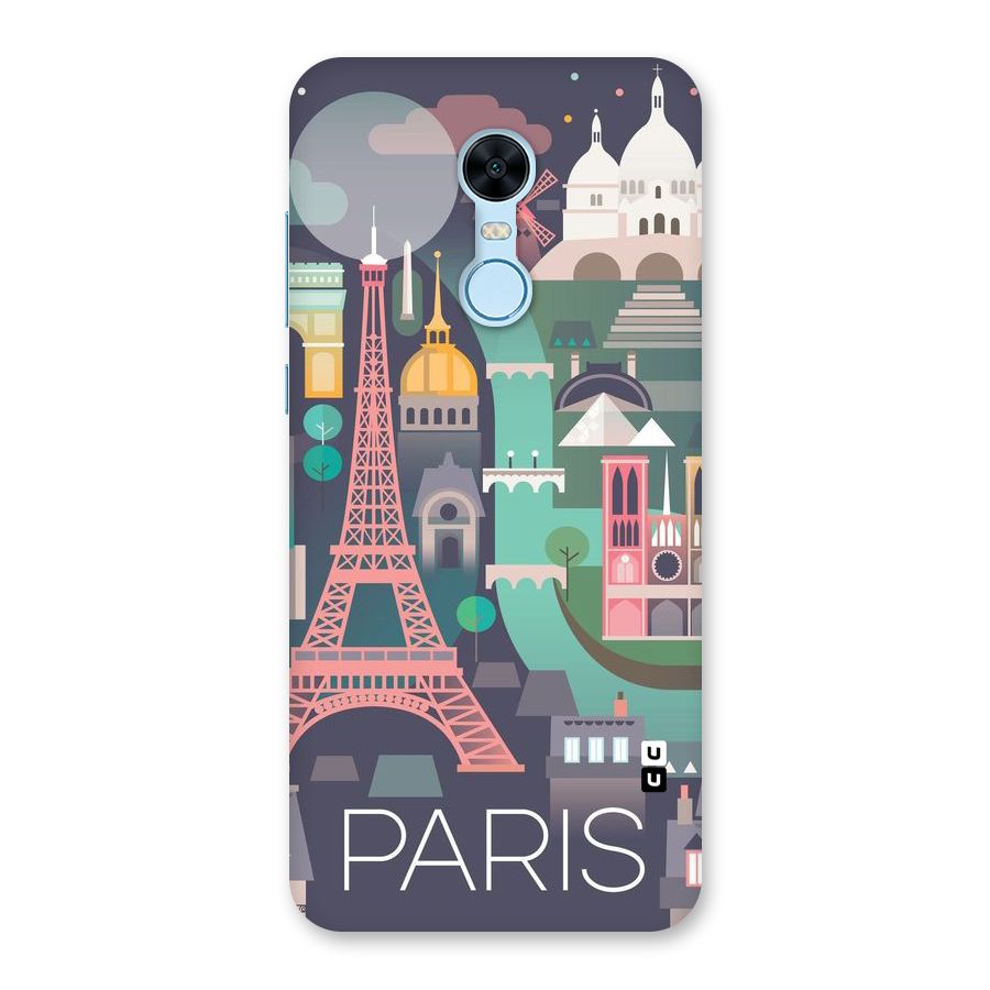 Pink Cute Tower Back Case for Redmi Note 5