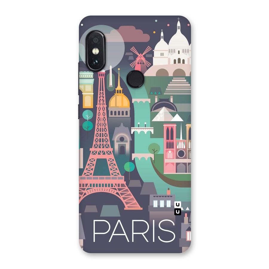 Pink Cute Tower Back Case for Redmi Note 5 Pro