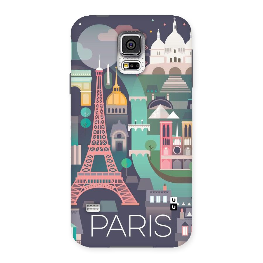 Pink Cute Tower Back Case for Samsung Galaxy S5