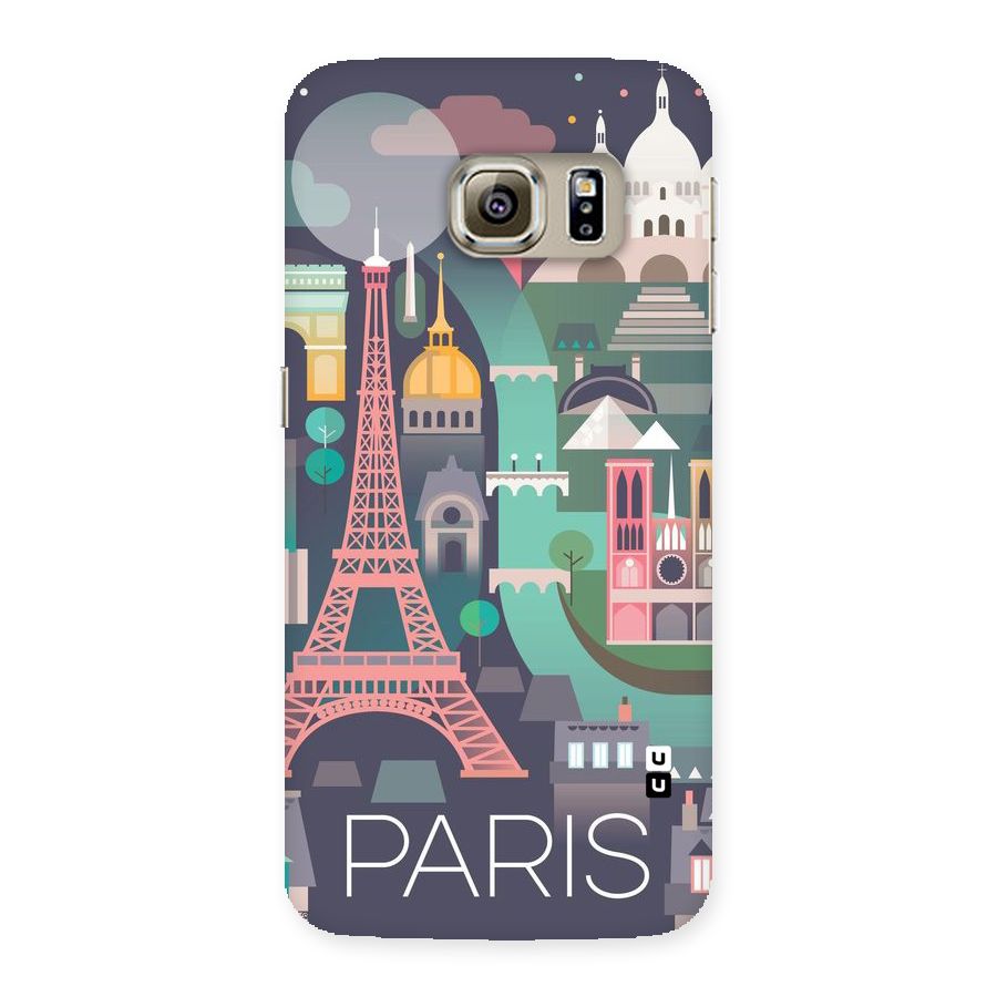 Pink Cute Tower Back Case for Samsung Galaxy S6 Edge