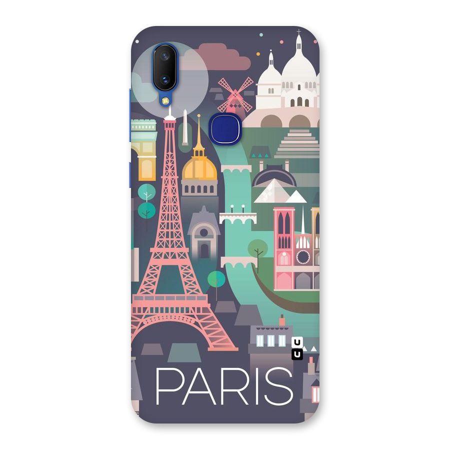 Pink Cute Tower Back Case for Vivo V11