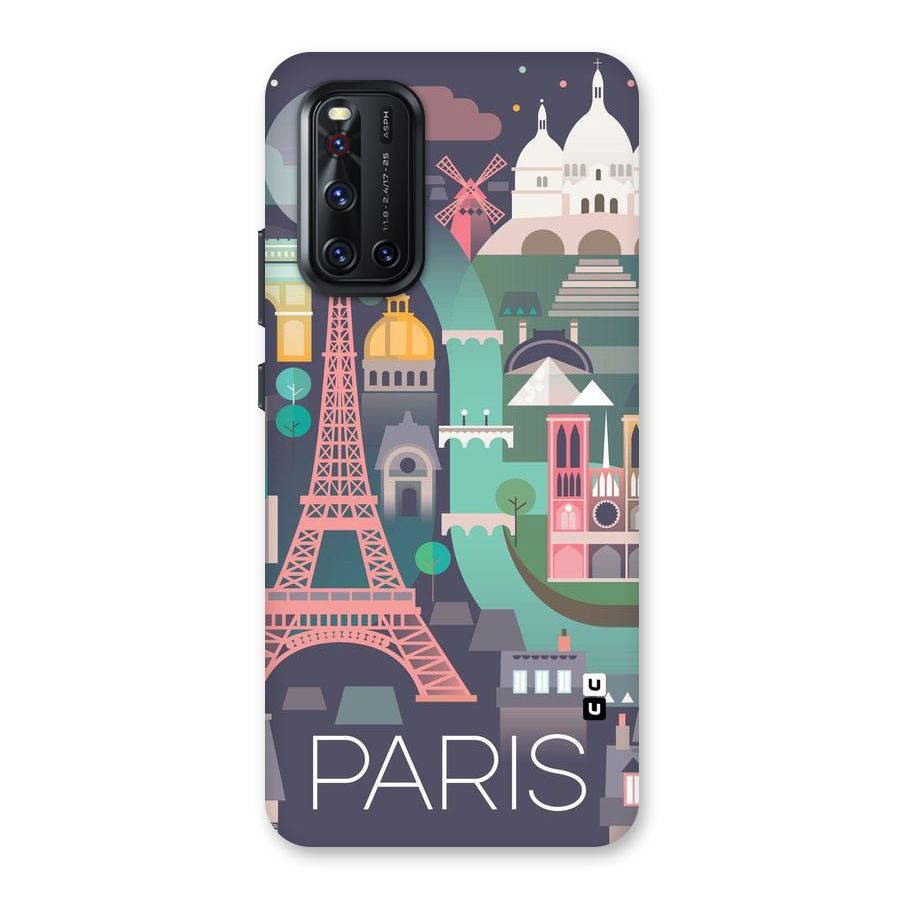 Pink Cute Tower Back Case for Vivo V19