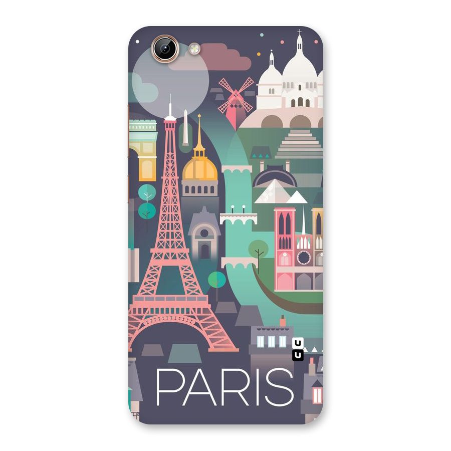 Pink Cute Tower Back Case for Vivo Y71i