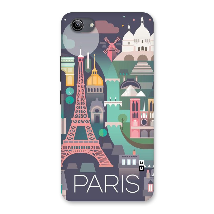 Pink Cute Tower Back Case for Vivo Y81i
