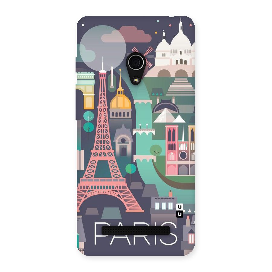 Pink Cute Tower Back Case for Zenfone 5