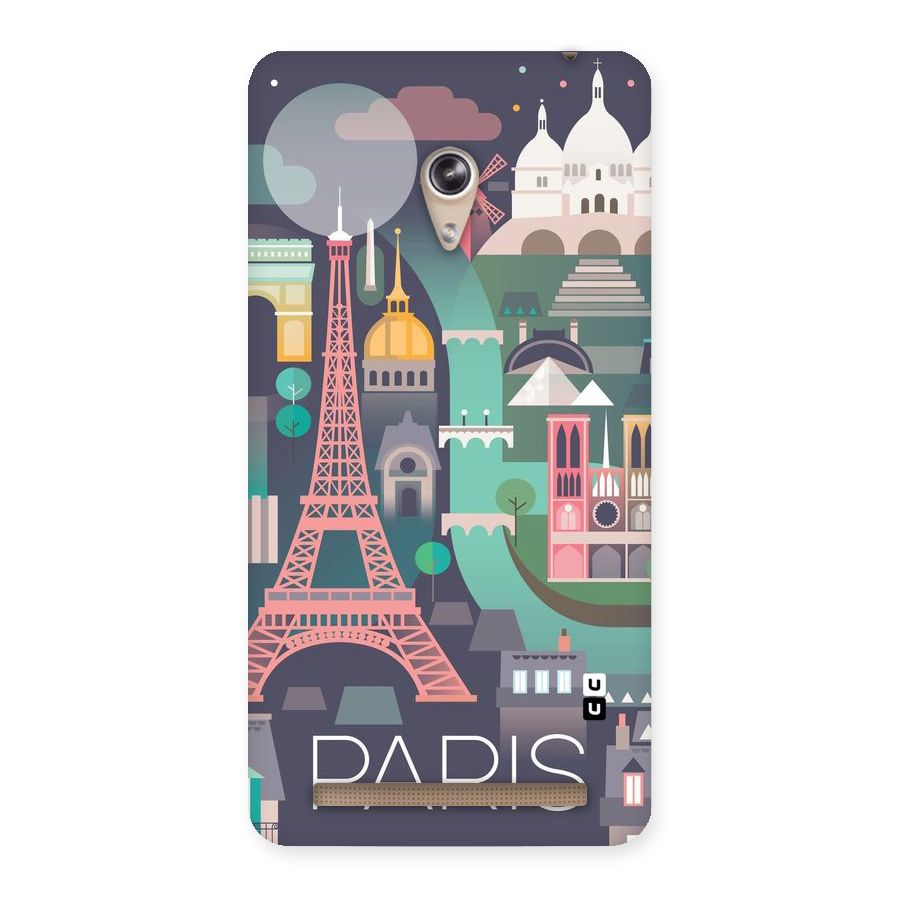 Pink Cute Tower Back Case for Zenfone 6