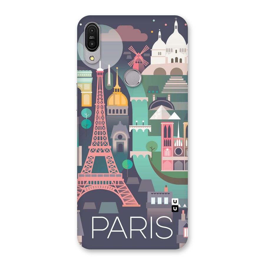 Pink Cute Tower Back Case for Zenfone Max Pro M1