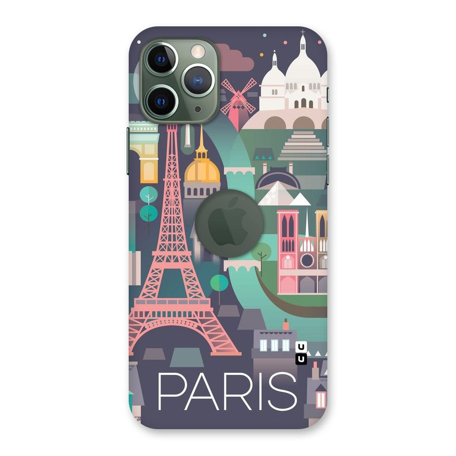 Pink Cute Tower Back Case for iPhone 11 Pro Logo  Cut