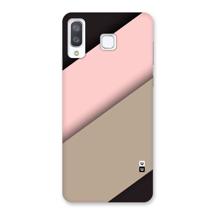 Pink Diagonal Back Case for Galaxy A8 Star