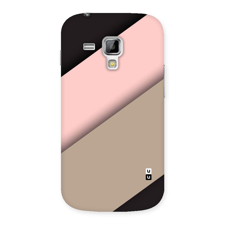 Pink Diagonal Back Case for Galaxy S Duos