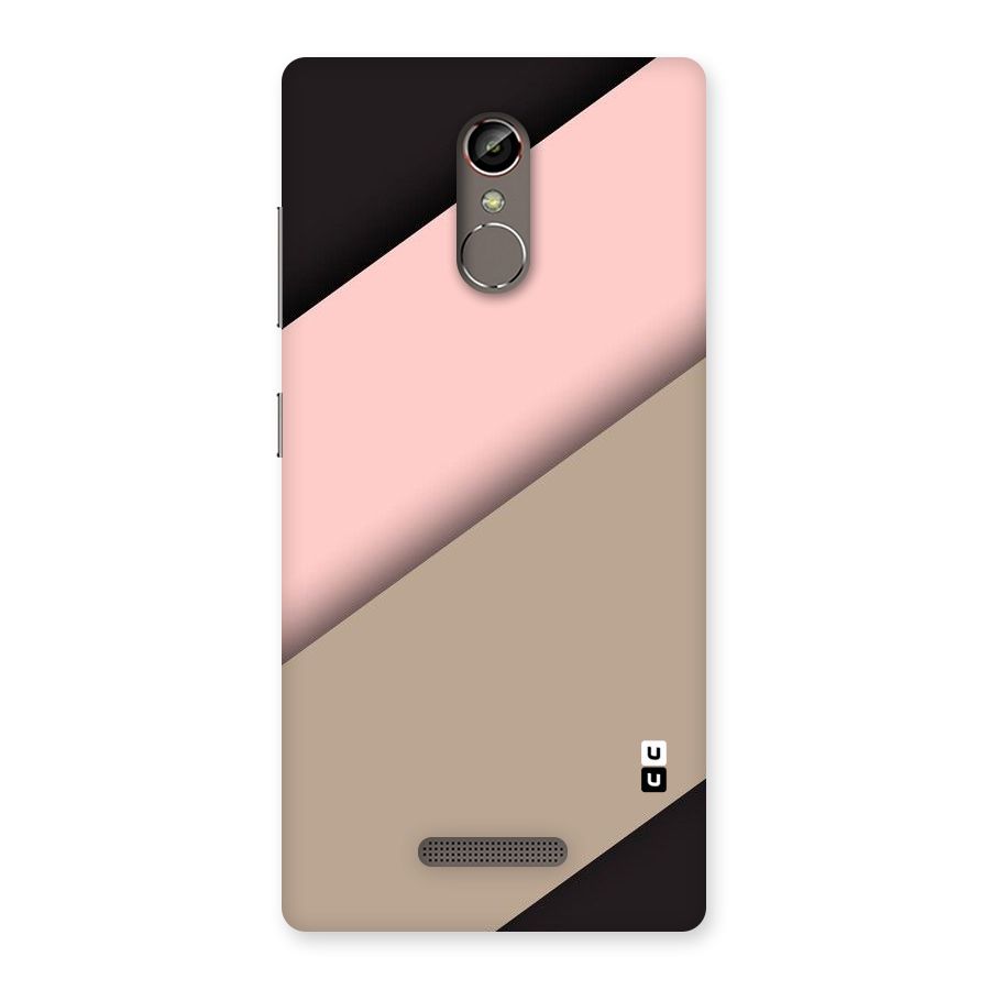 Pink Diagonal Back Case for Gionee S6s