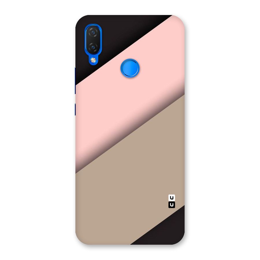 Pink Diagonal Back Case for Huawei P Smart+