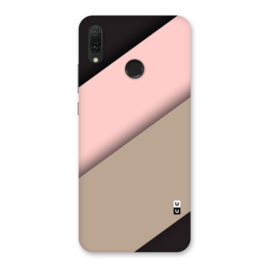 Pink Diagonal Back Case for Huawei Y9 (2019)