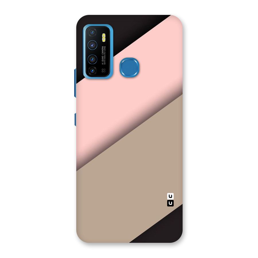 Pink Diagonal Back Case for Infinix Hot 9
