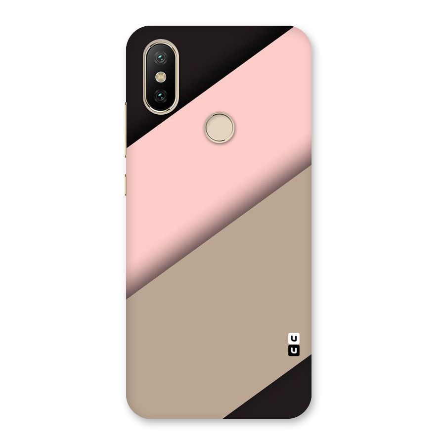 Pink Diagonal Back Case for Mi A2