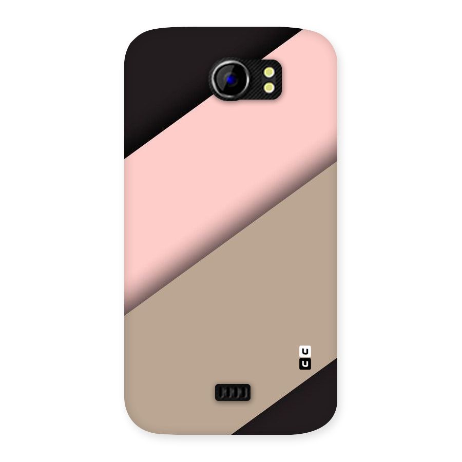 Pink Diagonal Back Case for Micromax Canvas 2 A110