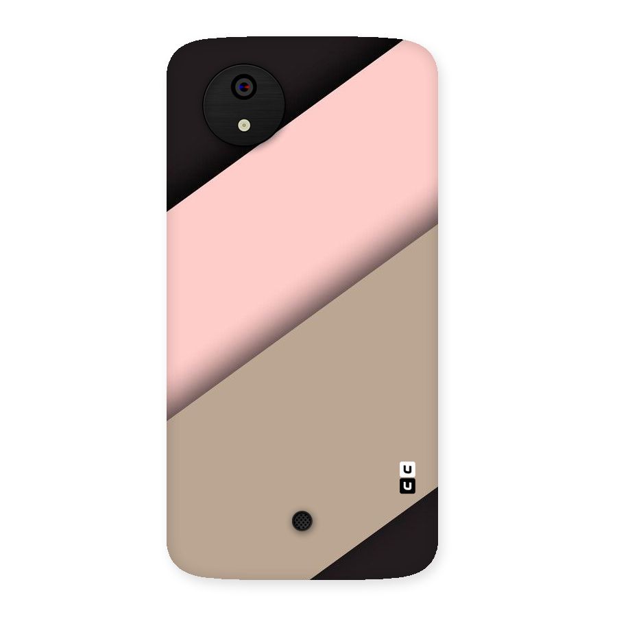 Pink Diagonal Back Case for Micromax Canvas A1