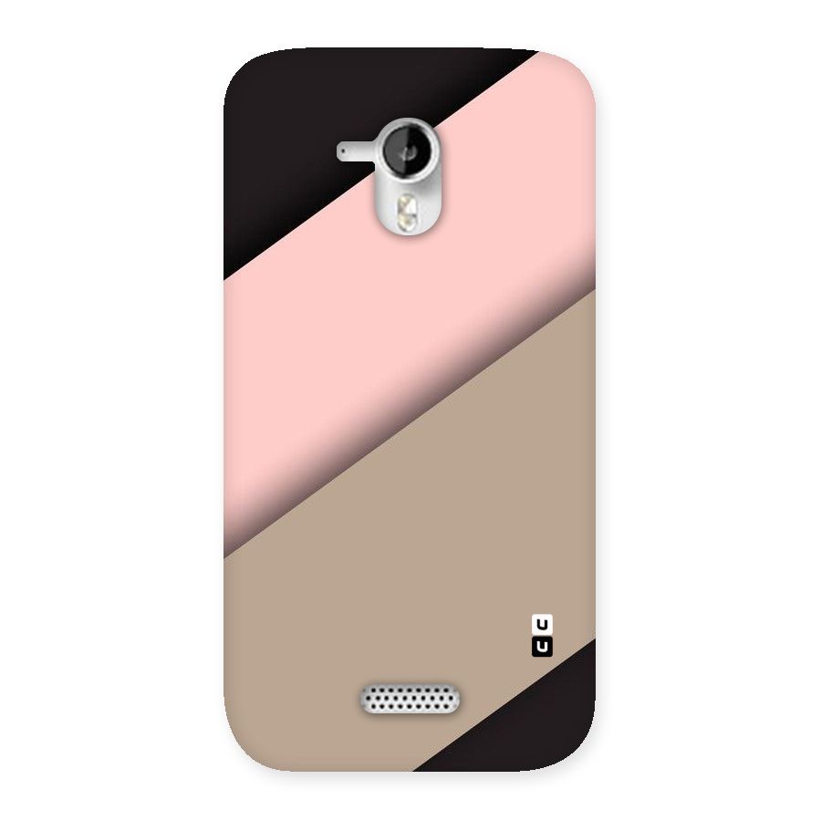 Pink Diagonal Back Case for Micromax Canvas HD A116