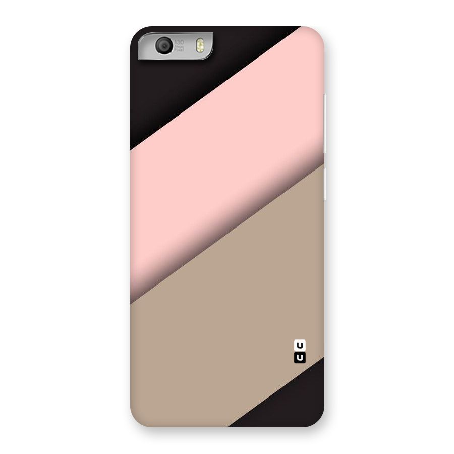 Pink Diagonal Back Case for Micromax Canvas Knight 2