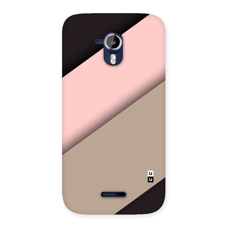 Pink Diagonal Back Case for Micromax Canvas Magnus A117