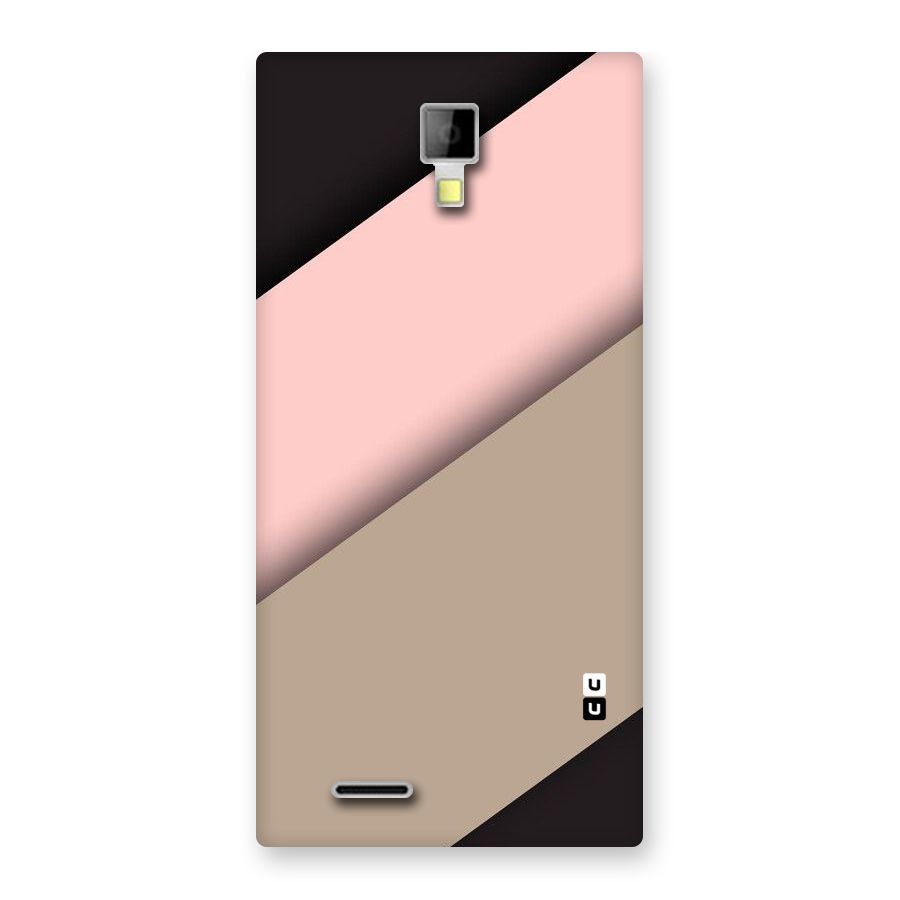Pink Diagonal Back Case for Micromax Canvas Xpress A99