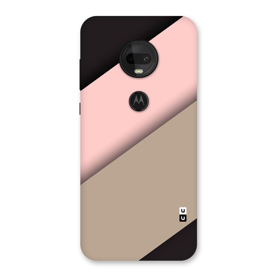 Pink Diagonal Back Case for Moto G7