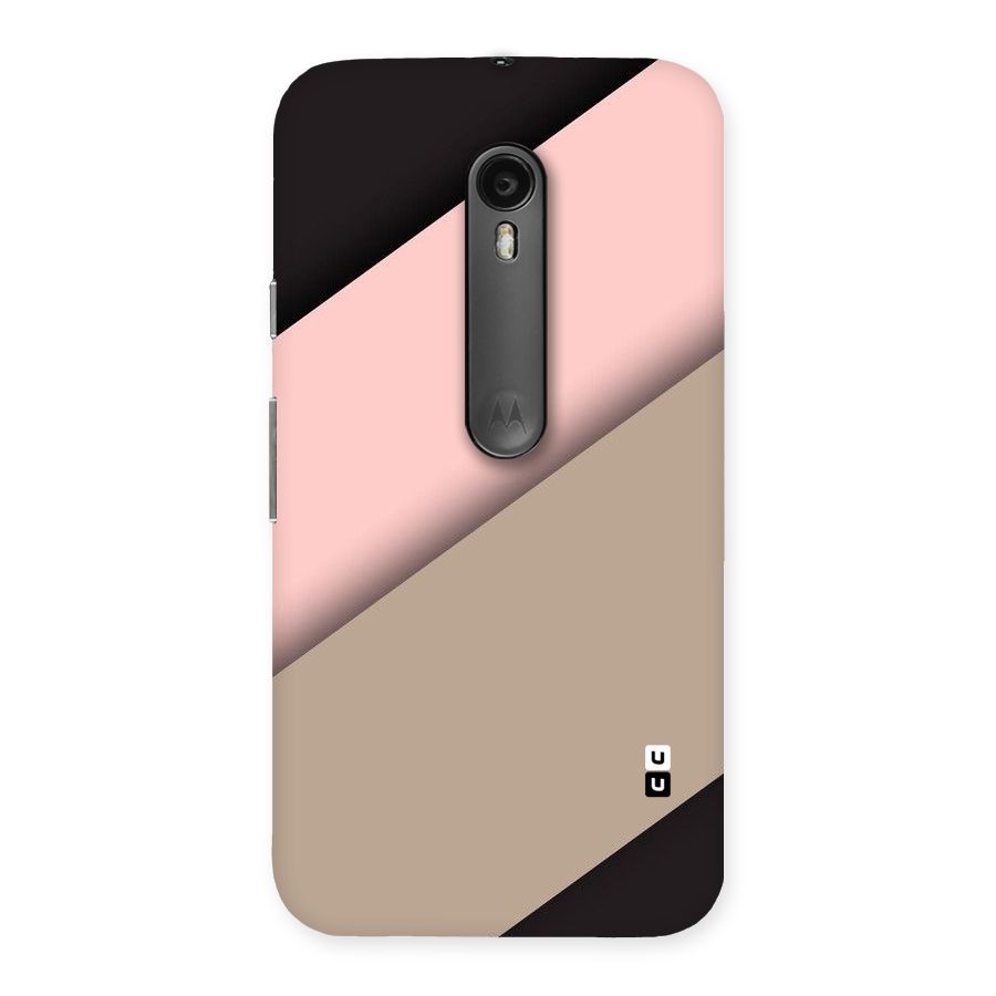 Pink Diagonal Back Case for Moto G Turbo