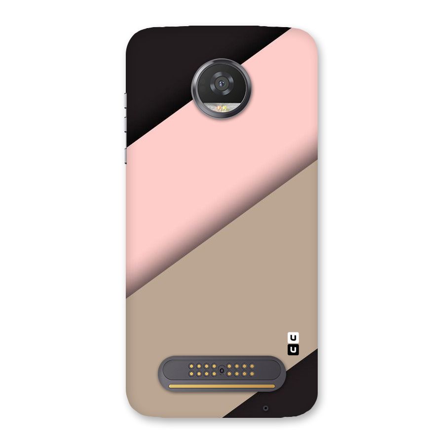 Pink Diagonal Back Case for Moto Z2 Play