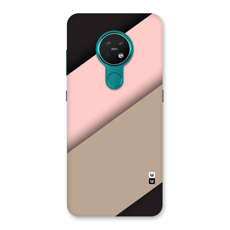 Pink Diagonal Back Case for Nokia 7.2