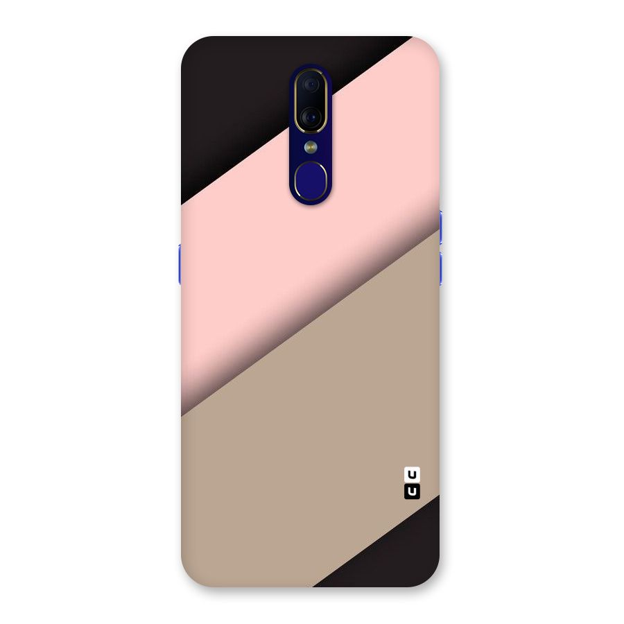 Pink Diagonal Back Case for Oppo F11