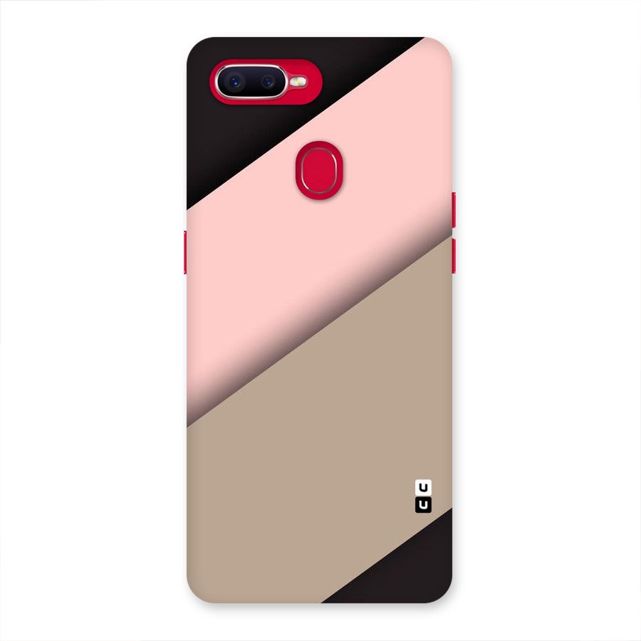 Pink Diagonal Back Case for Oppo F9 Pro