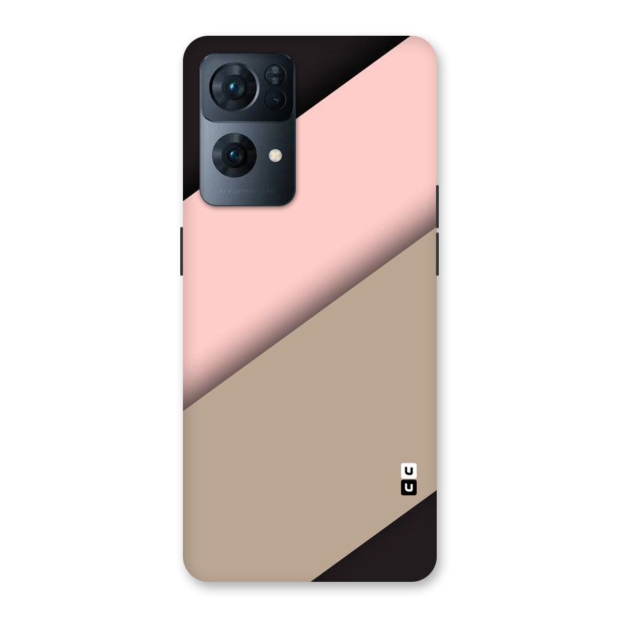 Pink Diagonal Back Case for Oppo Reno7 Pro 5G