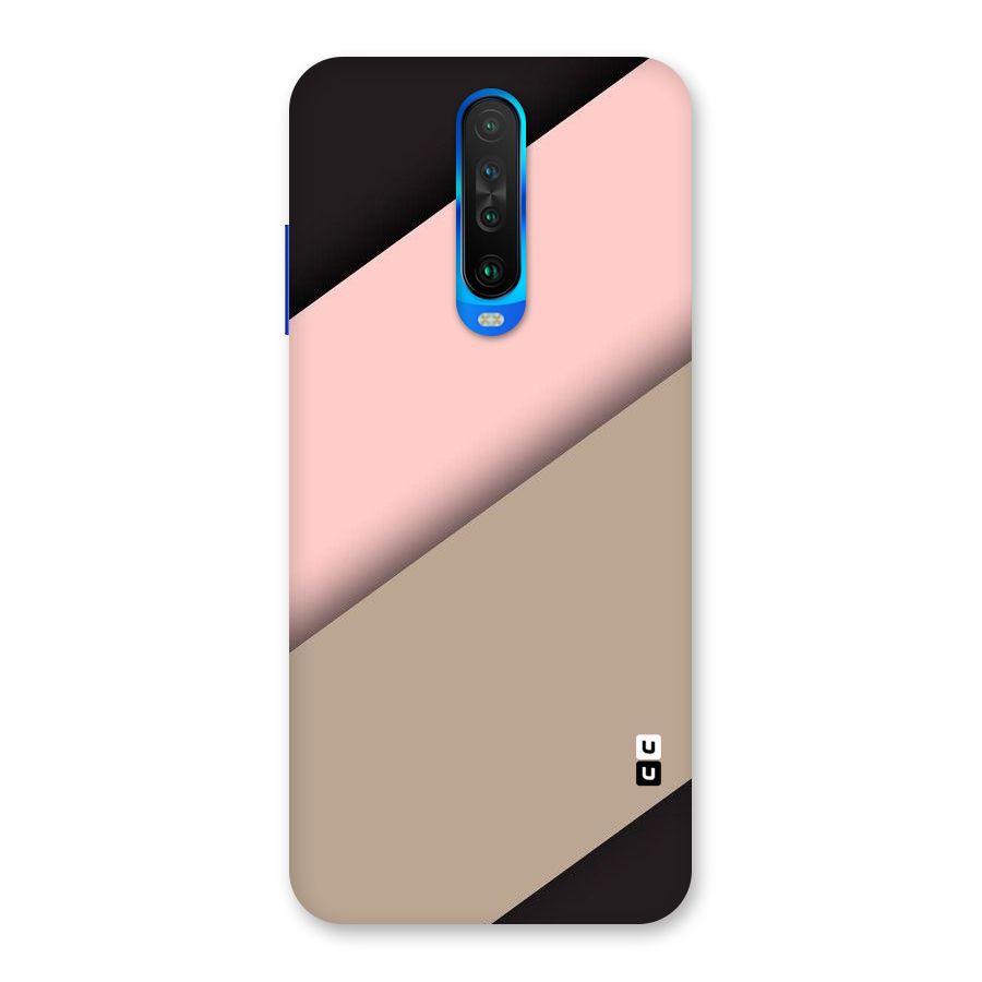 Pink Diagonal Back Case for Poco X2