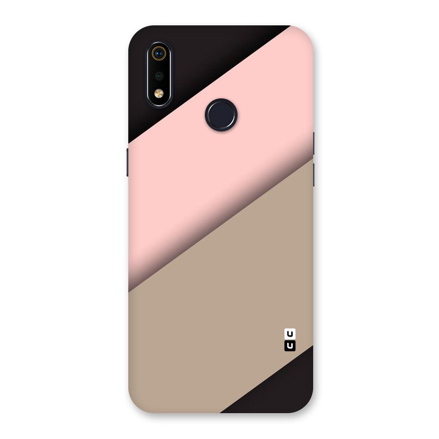 Pink Diagonal Back Case for Realme 3i