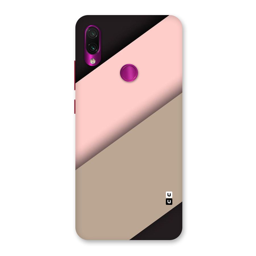Pink Diagonal Back Case for Redmi Note 7 Pro