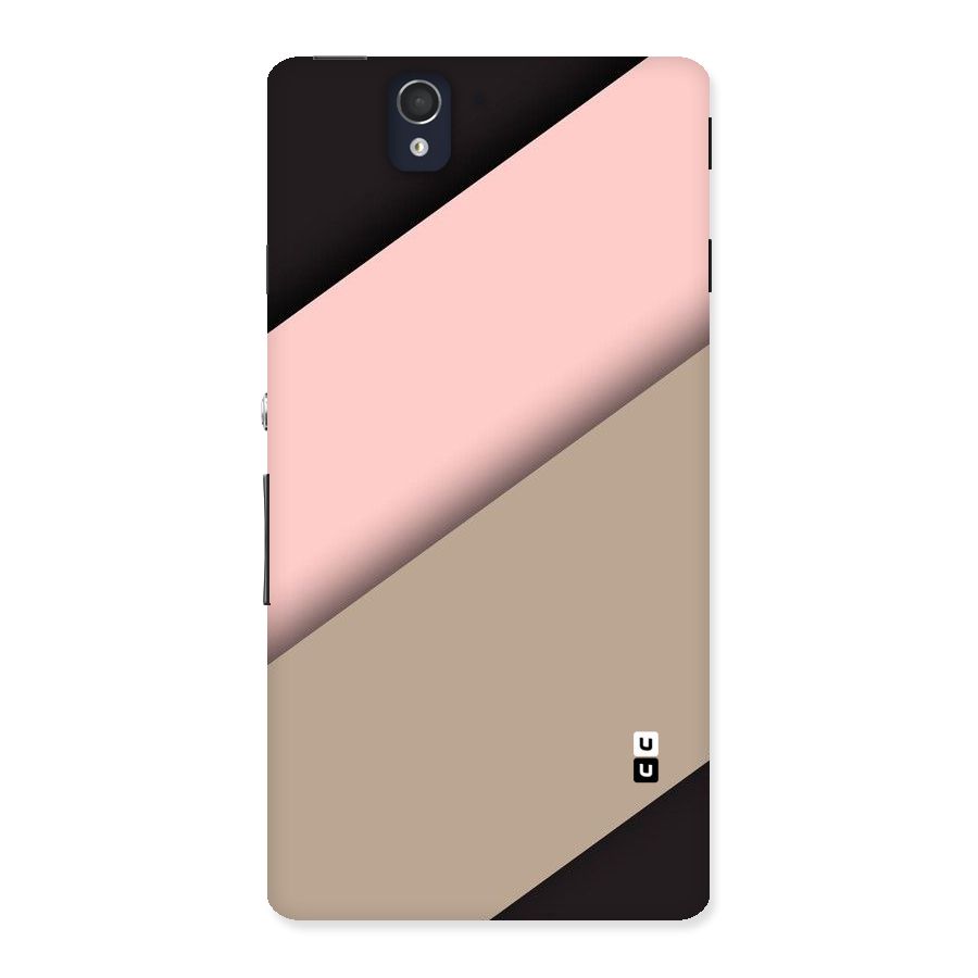 Pink Diagonal Back Case for Sony Xperia Z