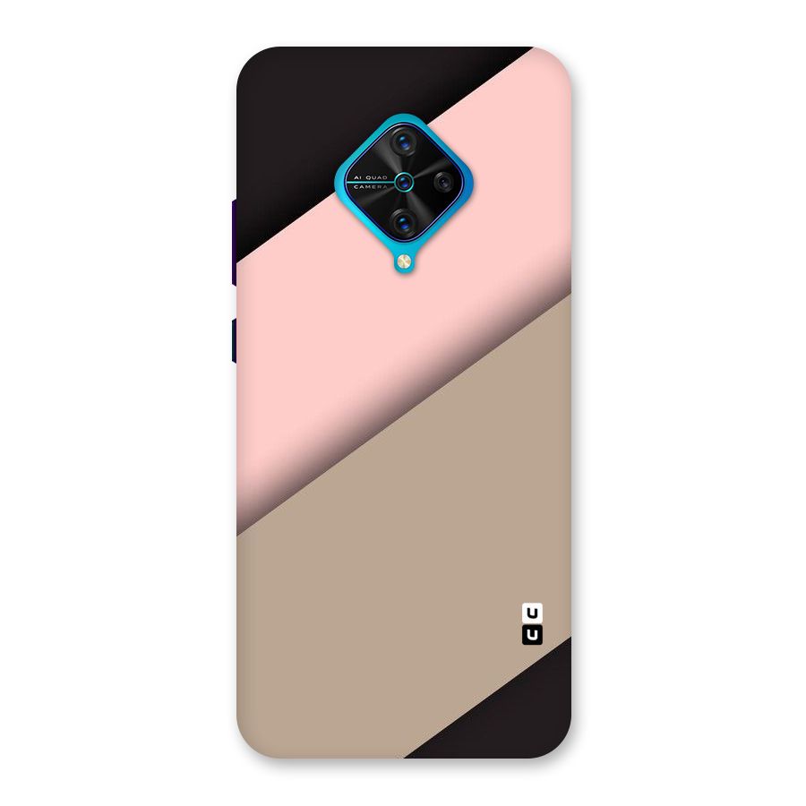 Pink Diagonal Back Case for Vivo S1 Pro