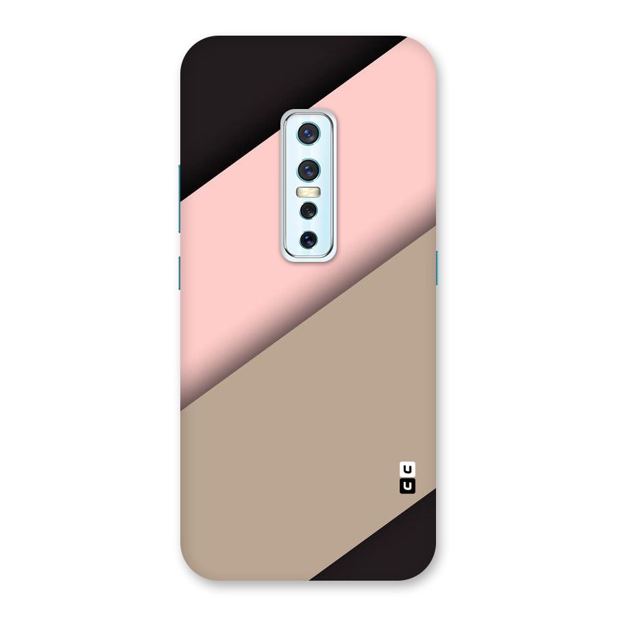 Pink Diagonal Back Case for Vivo V17 Pro
