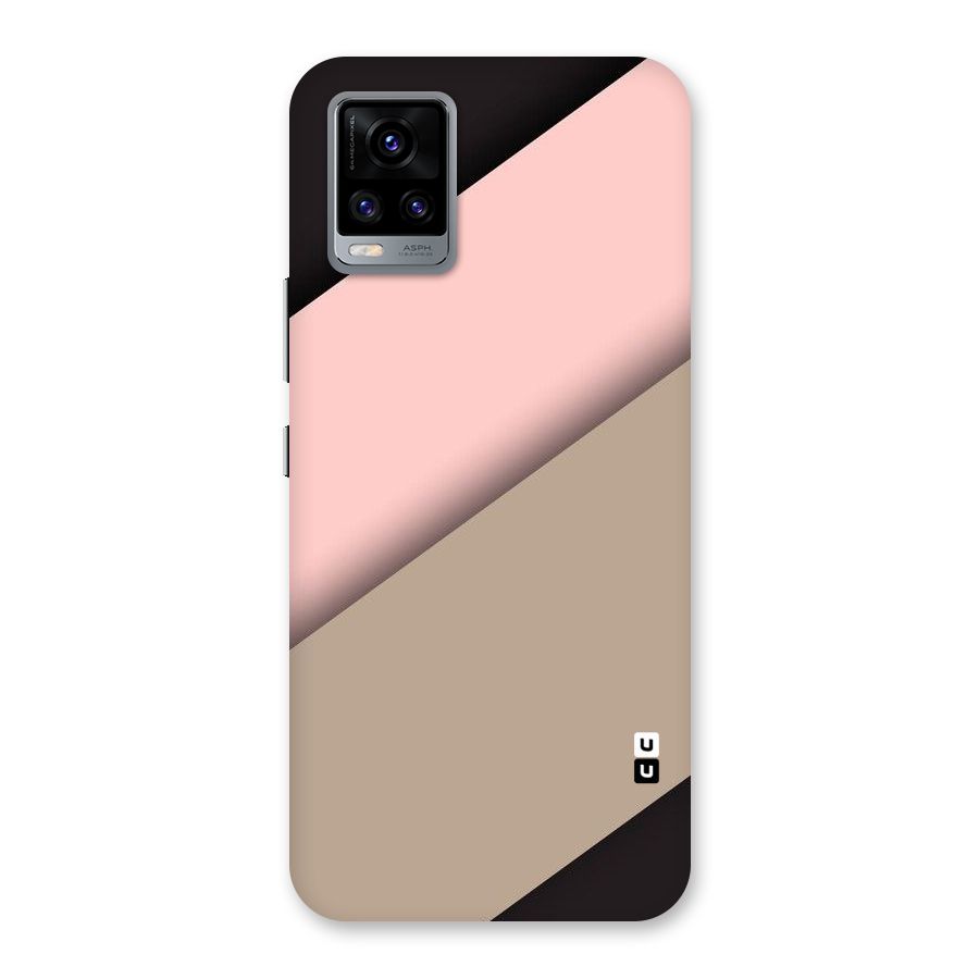 Pink Diagonal Back Case for Vivo V20