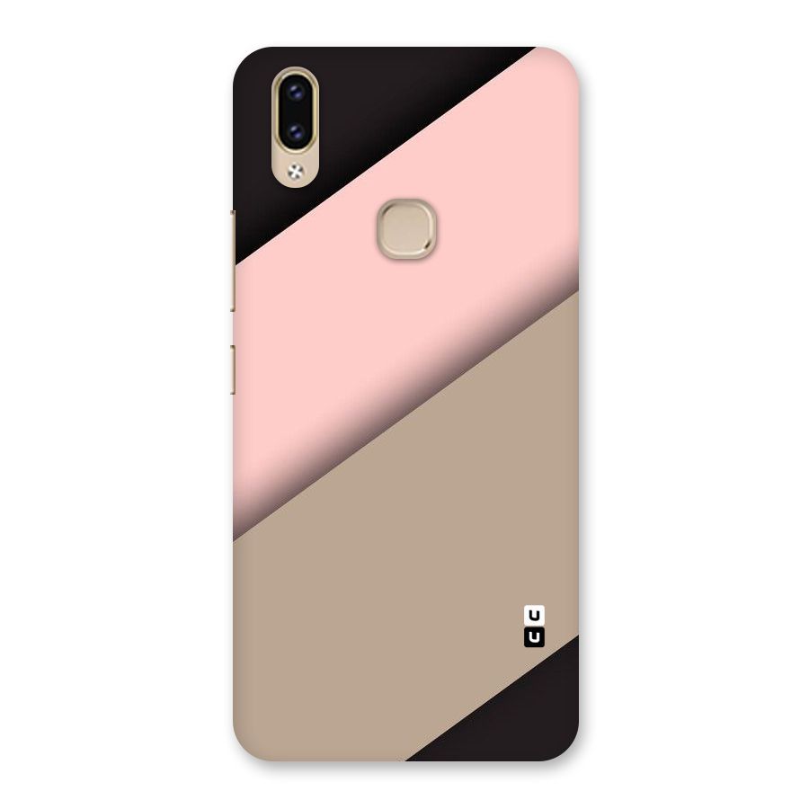 Pink Diagonal Back Case for Vivo V9 Youth