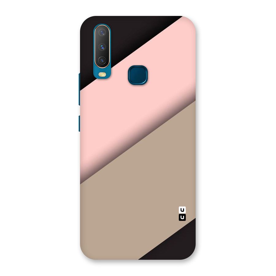 Pink Diagonal Back Case for Vivo Y17