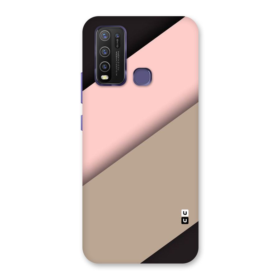 Pink Diagonal Back Case for Vivo Y50