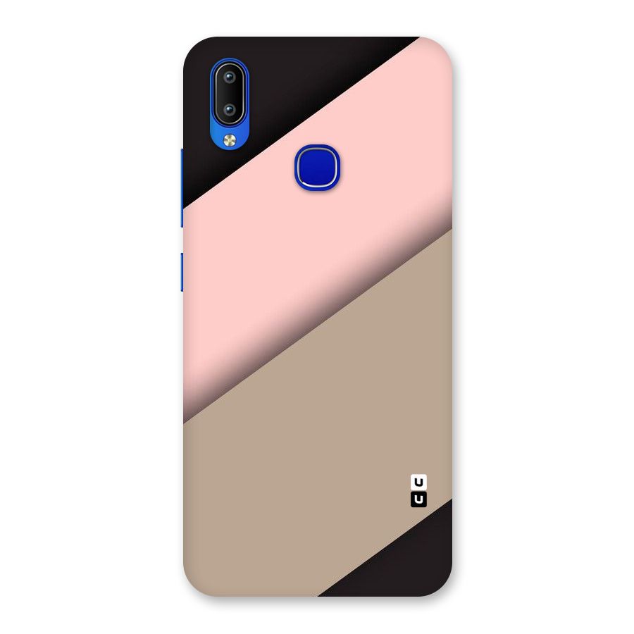 Pink Diagonal Back Case for Vivo Y91