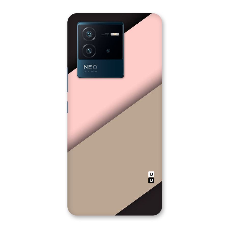 Pink Diagonal Back Case for Vivo iQOO Neo 6 5G
