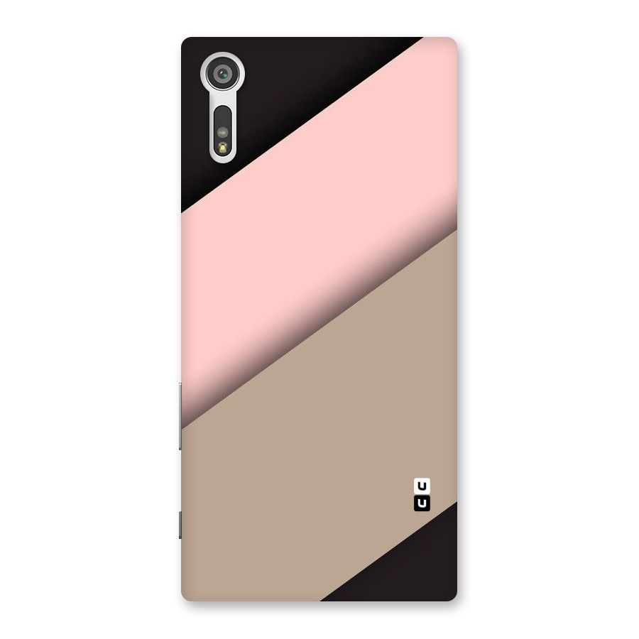 Pink Diagonal Back Case for Xperia XZ
